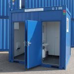 10‘ Damen / Herren-WC-Container