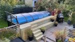 Containerpool 6,11 x 2,5 m, gebrauchsfertig mit Dach, Premium-Paket-Neu – Bild 7