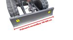 Mini-Bagger Rhinoceros KS12-9 – 14 PS, 3 Zylinder KUBOTA Motor inkl. Schaufelpaket – 380 mm, Schnellwechsler, Hydraulischen Daumen Greifer – Bild 4