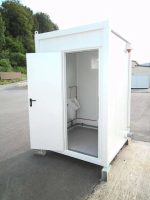 Mini Sanitärcontainer Toilette – kompakte WC-Kabine mit Waschbecken