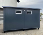 Sanitärcontainer 4 x 2 m mit Dusche und Doppel-WC – komplett ausgestatteter WC-Duschcontainer – Bild 3