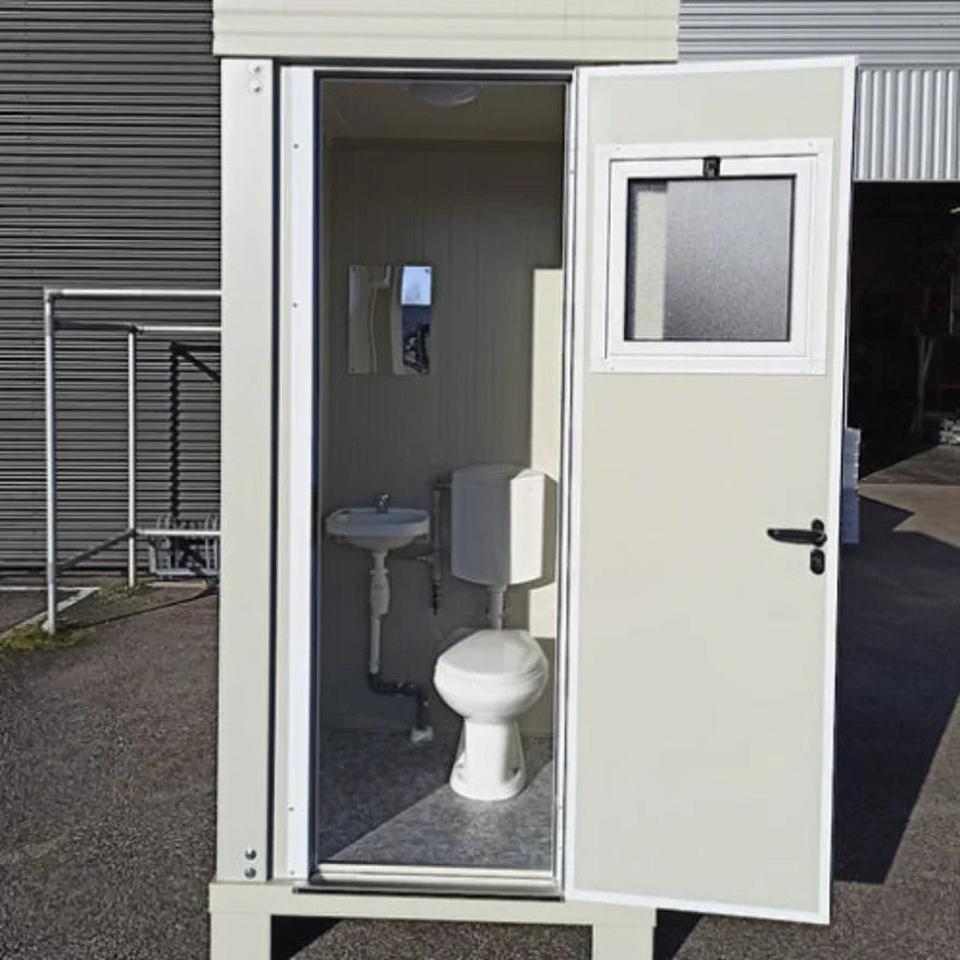 Sanitärcontainer S1 mit WC und Waschbecken – kompakte Sanitärkabine für 1 Person – Bild 2
