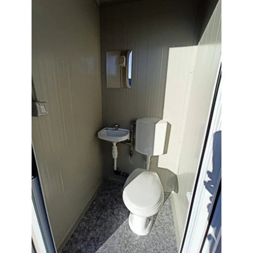 Sanitärcontainer S1 mit WC und Waschbecken – kompakte Sanitärkabine für 1 Person – Bild 3