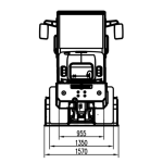 Diesel Hoflader 2.7 T – Teleskoplader 1500 kg Hubkraft | OX1090T – Kubota Motor 25 PS, Allrad 4×4 – Bild 7