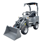 Elektro Hoflader 1.1 T – OX500E hydraulisch-elektrischer 150 A.h – 60V Lader – Hubkraft 550 kg | 1500W Allrad 4×4