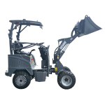 Elektro Hoflader 1.1 T – OX500E hydraulisch-elektrischer 150 A.h – 60V Lader – Hubkraft 550 kg | 1500W Allrad 4×4 – Bild 6