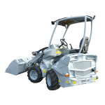 Diesel Hoflader 1.6 T – Allrad Teleskoplader 750 kg Hubkraft | OX625 – Kubota Motor 25 PS – Bild 10