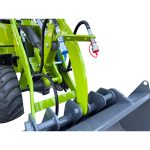 AGROX Kubota Diesel Hoflader 1.9 T – OX1060 mit Kabine 25 PS – Hubkraft 600 kg | Knicklenkung, Komfortkabine mit Heizung – Bild 5