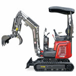 Rhinoceros XN13 Pro Diesel 1.3 t Minibagger – 14 PS, 3 Zylinder mit Kubota D722 Dieselmotor und Lastdruck-Meldesystem – Bild 2