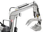 Mini-Bagger Rhinoceros KS12-9 – 14 PS, 3 Zylinder KUBOTA Motor inkl. Schaufelpaket – 380 mm, Schnellwechsler, Hydraulischen Daumen Greifer – Bild 3