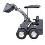 Kompaktlader hydraulisch 12 PS luftgekühlt – Diesel Hoflader inkl. Schaufel | STARK L360S – Bild 4