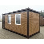 BÜROCONTAINER 6 X 2,40 HOLZFARBE – Bild 3