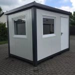 Bürocontainer. 3,50 × 2,20m