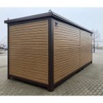BÜROCONTAINER 6 X 2,40 HOLZFARBE – Bild 4