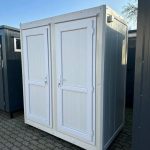 Sanitärcontainer 1,30 x 2,05 m mit Doppeldusche