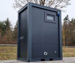 Sanitärcontainer - WC mit Waschbecken und Pissoir Anthrazit – Bild 4