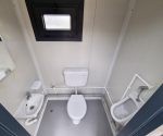 Sanitärcontainer - WC mit Waschbecken und Pissoir Anthrazit – Bild 9