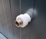 Sanitärcontainer - WC mit Waschbecken und Pissoir Anthrazit – Bild 10