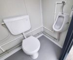 Sanitärcontainer - WC mit Waschbecken und Pissoir Anthrazit – Bild 7
