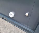 WC Sanitärcontainer mit Doppelkabine - für Mann und Frau - Anthrazit – Bild 6