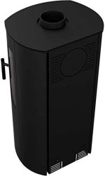 KRATKI AB Stahl-Kaminofen – 8 kW, Modernes zylindrisches Design, Energieeffizienzklasse A – Bild 4
