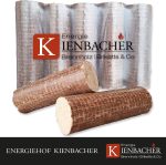 Energie Kienbacher Premium Nestro Hartholz-Briketts – Buche und/oder Eiche, runde Öko-Briketts ohne Zugloch (400 kg bis 1000 kg Großgebinde) – Bild 3