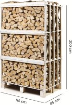 Eichen-Brennholz – Restfeuchte unter 18 % – Premium-Qualität auf Palette – Perfekt für Kamin, Ofen & Grill – Nachhaltig & trocken – Bild 9