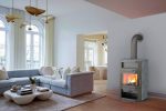 Thermia Bali Max Freistehender Kaminofen – Naturstein Grau, 8,5 kW – Bild 5