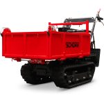 SCHORR Minidumper RR500DHKB2 PRO 500kg Kiste mit Kipphydraulik und Mitfahrplattform 9,2 PS Motor Raupendumper – Bild 2
