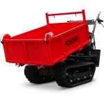 SCHORR Minidumper RR500DHKB2 PRO 500kg Kiste mit Kipphydraulik und Mitfahrplattform 9,2 PS Motor Raupendumper – Bild 3