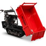 SCHORR Minidumper RR500DHKB2 PRO 500kg Kiste mit Kipphydraulik und Mitfahrplattform 9,2 PS Motor Raupendumper – Bild 9