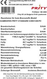 Prity S3 W21 Wasserführender Kaminofen – 21,5 kW – Zentralheizungs-Anschluss mit integriertem 29-Liter-Wassertaschen-Boiler – Effiziente Heizlösung für bis zu 215 m² – Robustes Stahl-Design in Beige/Schwarz – Bild 8