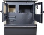 Nana IF Verso CS Plus Küchenherd – 7,7 kW – Multifunktionaler Holzofen mit Backfach & Kochfläche – Energieeffizienzklasse A+ – Elfenbeinfarbenes Design – Umweltfreundlich – Bild 3