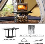 POMOLY Dweller Ultra 3 Edelstahl-Zeltofen – Tragbarer Camping-Heizofen mit Lagerungssockel – Bild 3