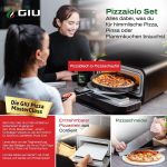 GIU Falò Elektro-Pizzaofen – 450°C Profi-Heißluftofen – „Pizzaiolo Set“ inklusive Zubehör – FusionHeat-Technologie – Neapolitanische Pizza in 2 Minuten – Mit Pyrolyse-Selbstreinigung – Bild 6