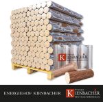 Energie Kienbacher Premium Nestro Hartholz-Briketts – Buche und/oder Eiche, runde Öko-Briketts ohne Zugloch (400 kg bis 1000 kg Großgebinde) – Bild 7