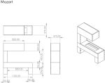 GLOW FIRE Mozart Opti-Myst Wasserdampf-Elektrokamin – Weiß, realistischer 3D-Flammeneffekt – Bild 8