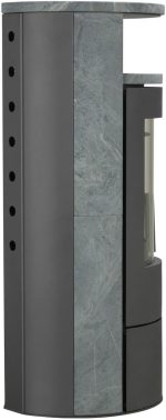 Thermia Munich V3 Kaminofen – 7 kW – Naturstein-Verkleidung aus Speckstein – Mit automatischer Verbrennungsluftregelung – Dauerbrand-Funktion – Bild 5