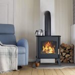 Sannover Dita Kaminofen – 11,8 kW – Kompakter Design-Kamin – Energieeffizienzklasse A+ – Schamott-Brennkammer – Für Scheitholz bis 52 cm – Ecodesign 2022 – Bild 3