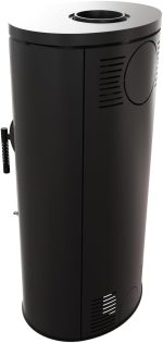 Kratki Koza AB freistehender Stahl-Kaminofen – 8 kW, Zylinder-Design, Energieeffizienzklasse A – Bild 5
