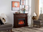 Artiflame Toscana AF23BS Elektrokamin – 1800 Watt – Freistehender Heizkamin mit täuschend echtem LED-Flammeneffekt & Knister-Sound – Inklusive Fernbedienung – Für Räume bis 30 m² – Bild 2