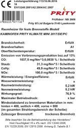 OtoSystem Mini SP Kaminofen – 5,2 kW – Kompakter, freistehender Holzofen – Mit Schamott-Auskleidung & Gussrost – Graphitschwarz – Bild 7