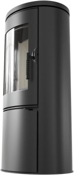 Kratki Koza AB freistehender Stahl-Kaminofen – 8 kW, Zylinder-Design, Energieeffizienzklasse A – Bild 4