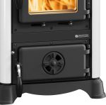 La Nordica Emiliana freistehender Kaminofen – 6,5 kW, weiße Majolika – Bild 5