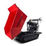 SCHORR Minidumper RR500DHKA 500kg mit Kipphydraulik und Mitfahrplattform 9,2 PS Motor Raupendumper – Bild 2