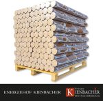 Energie Kienbacher Premium Nestro Hartholz-Briketts – Buche und/oder Eiche, runde Öko-Briketts ohne Zugloch (400 kg bis 1000 kg Großgebinde) – Bild 9