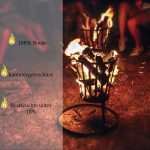 Flameup Premium Buchen-Brennholz 25 cm – Kammergetrocknet & ofenfertig (Restfeuchte < 18 %) – Naturbelassenes Kaminholz für Kamin & Ofen (180 kg bis 500 kg Großgebinde) – Bild 2