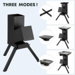 Stanbroil 3-in-1 Raketenofen – Outdoor-Campingkocher für Holz mit Grillrost und Kochplatte – Bild 5