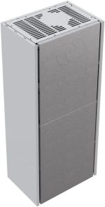KRATKI Simple Box Kamin – 8 kW – Moderner Eck-Kaminbausatz – Weißes Stahldesign – 2-seitige Panoramascheibe – Energieeffizienzklasse A – Schnelle Montage – Bild 9