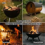 Neandertaler Feuer Premium Eichen-Brennholz 25 cm – 2 RM kammergetrocknet auf Palette (ca. 1000 kg) – Ofenfertig für Kamin, Pizzaofen, Grill & Smoker – Bild 4